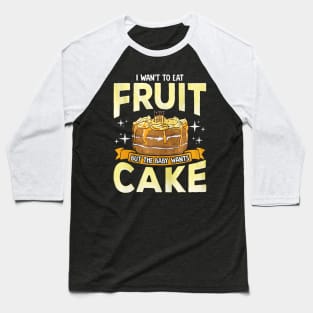 Cake Lover Baseball T-Shirt